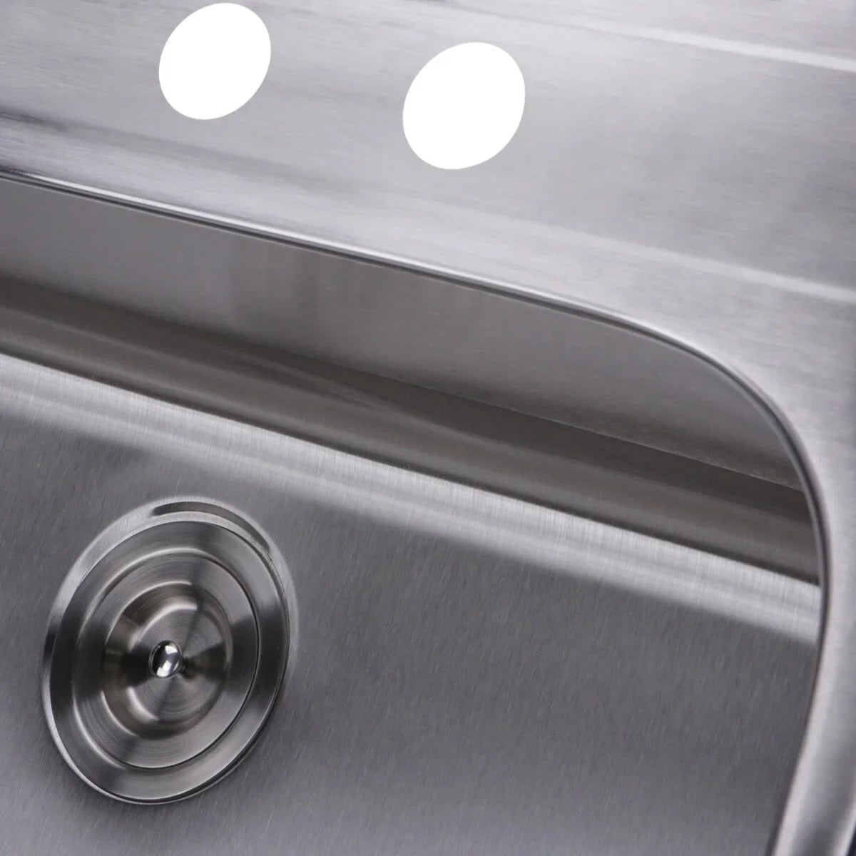 Sink Kitchen Stainless Bowl Single Steel Drop-in 33-inch