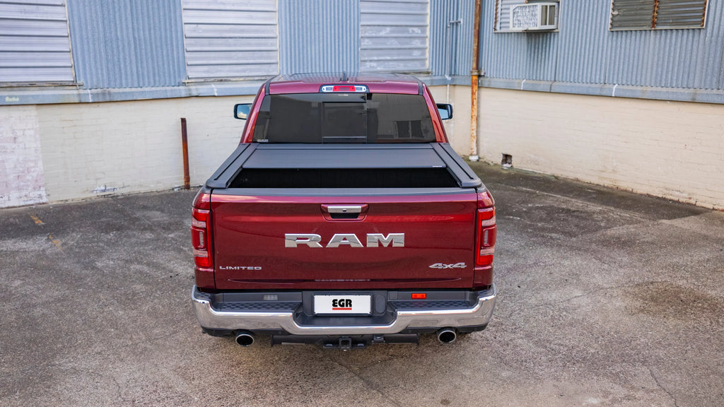 Electric Pickup Short Ram Sport RT038811E Non EGR 2019-2024 Dodge Box Retractable RamBox Cover Crew SXT SLT Rolltrac Bed Cab Fits 1500
