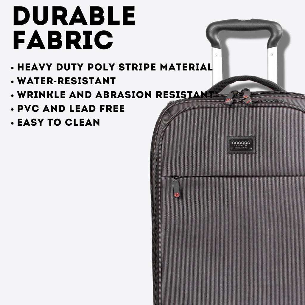 J Backpack Black Commute, World for Carry-on Rolling Travel and Business Bay