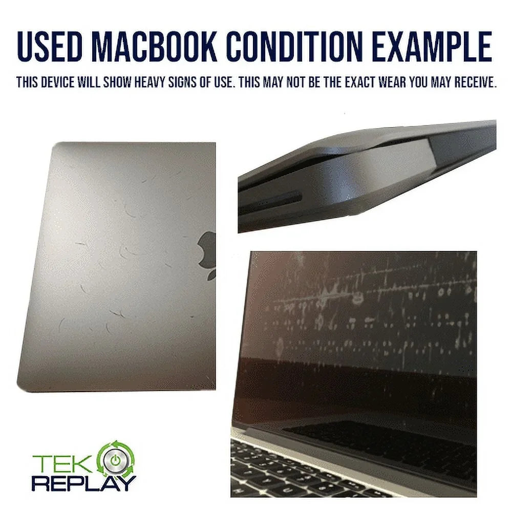 12" Laptop 256GB SSD Apple m3 8GB RAM Core Gray 1.1GHz MacBook Pre-Owned - Space Fair MLH72LL/A (2016)