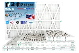 atmospheric 10 Furnace -Qty:6 in Glasfloss x MERV 17.5 inch) 18x25x1 Made 24.5x7/8 Filter Size: - (Actual - - USA
