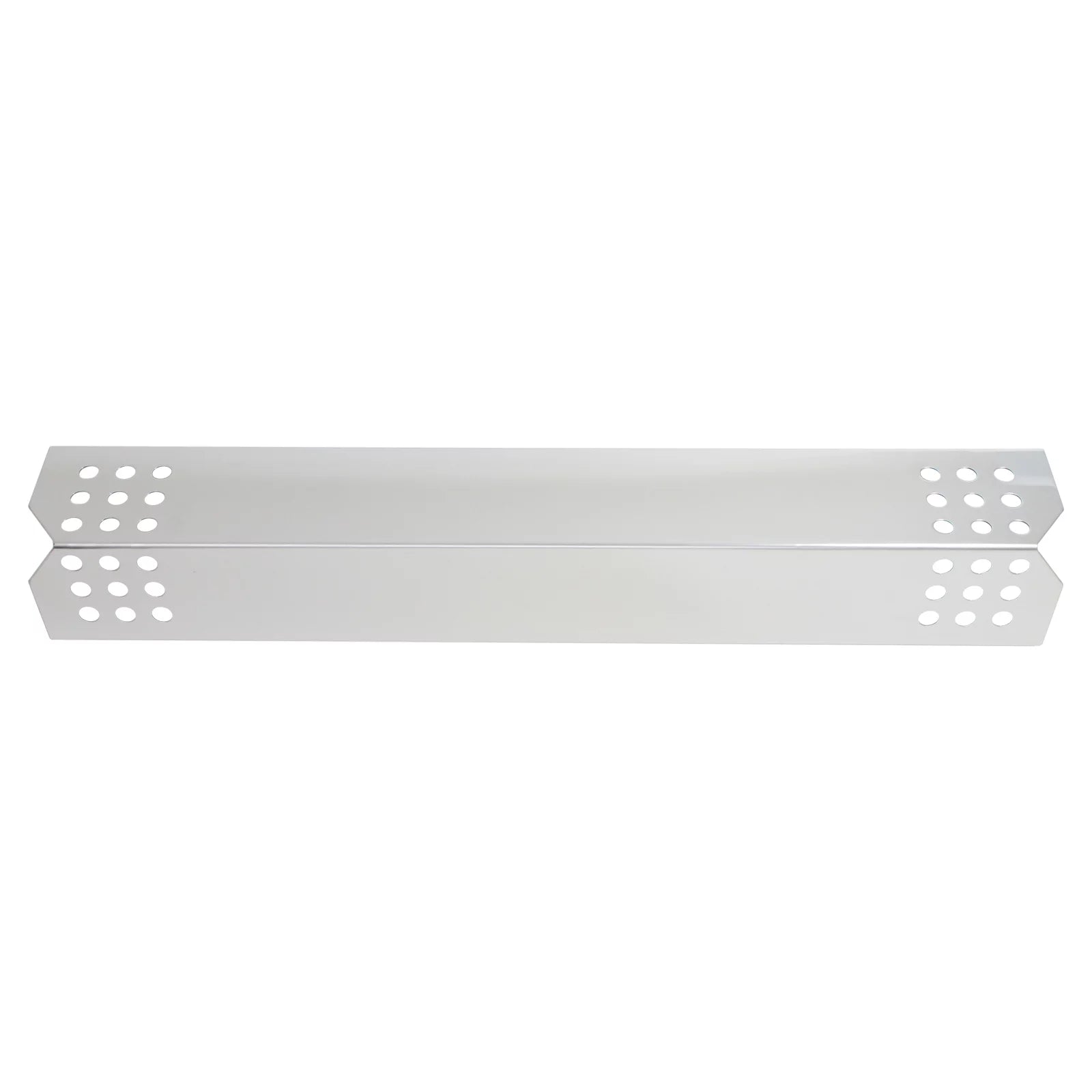 2-Pack Steel BBQ Vaporizer Grill Flavorizer Cover Burner Compatible for Barbeque Parts Stainless Tamer, Bar, Plate 1/8" Tent 720-0727 Heat 16 Bar, - Replacement Kitchenaid Flame Shield