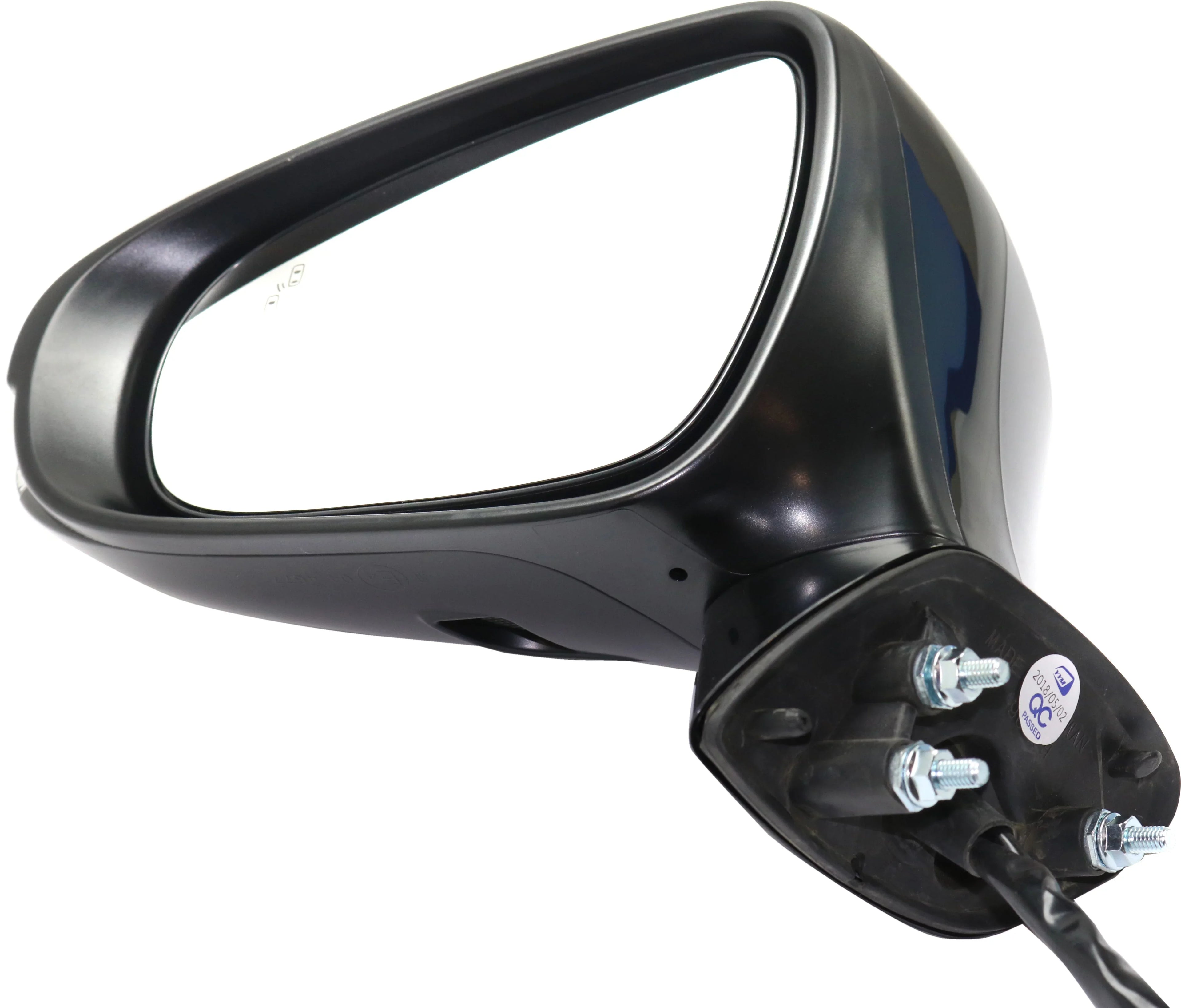 In-housing 2014-2018 Compatible Glass in Detection Driver w/ 2016 Heated Paintable Kool-Vue Spot Side GS200t Signal Mirror Light Blind With GS350 Left Lexus