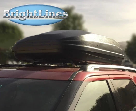 Rack 2011-2015 2pcs, BRIGHTLINES Roof Set Explorer Cargo Aluminum Replacement a of for Rack Top Black Ford Crossbars