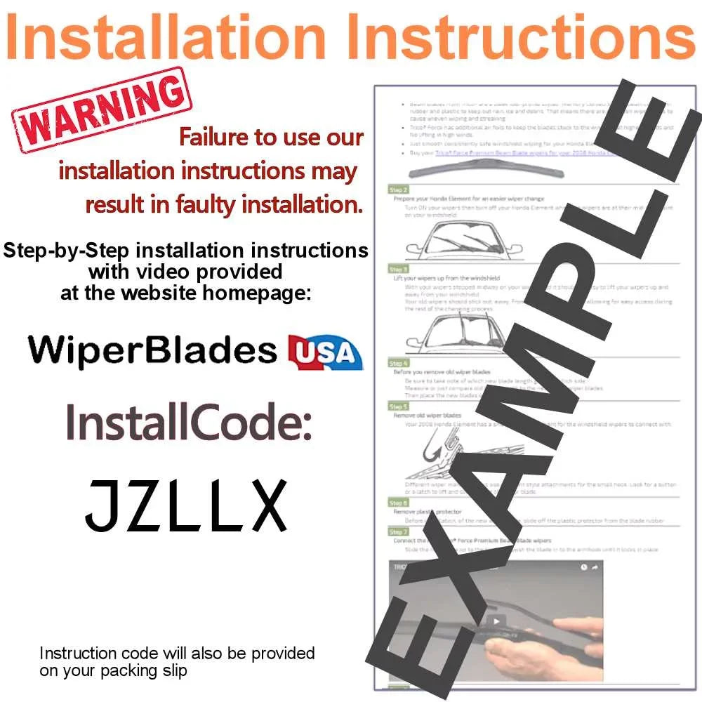 of Wipers w/Rear WBUSA 2019 3) (Set Wiper Beam Blades Cadillac Wiper XT4