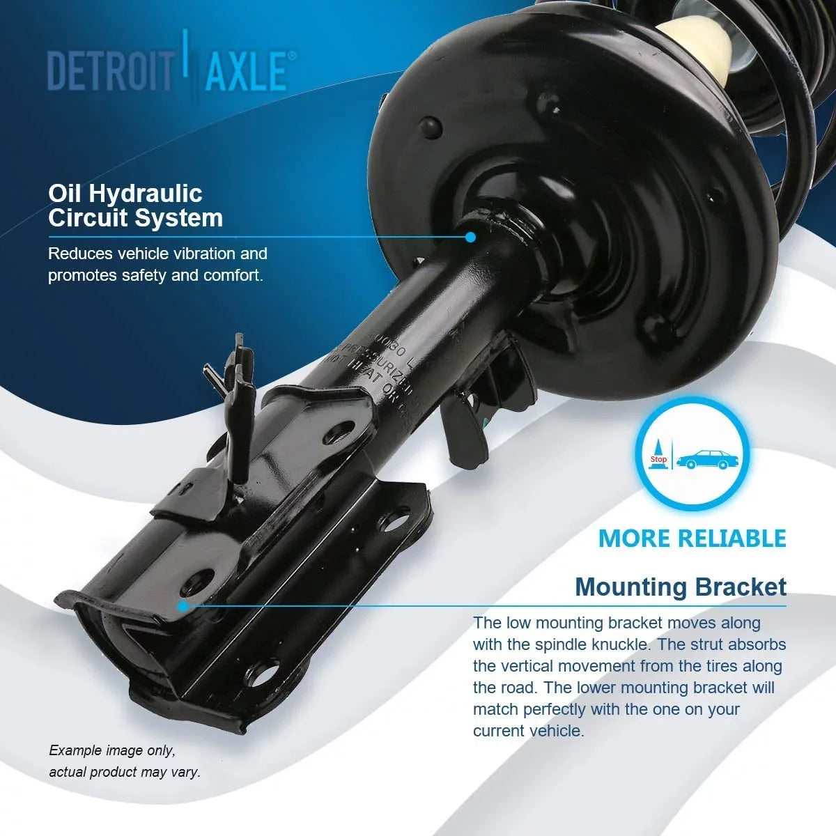 2011 for Ready Complete Shock Absorbers Detroit Axle Spring Struts 2 2008 Replacement Install Altima Quick Nissan Struts w/Coil Shock - 2010 Front 2 Struts Assembly Absorbers Rear 2009 2007-2013