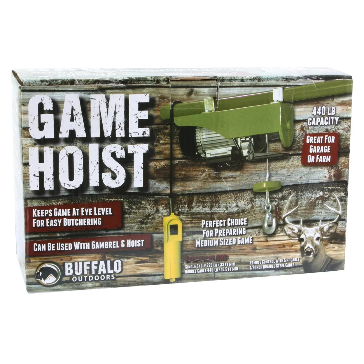 Electric Buffalo Hoist EHOISTUL 440 lb Tools Metal