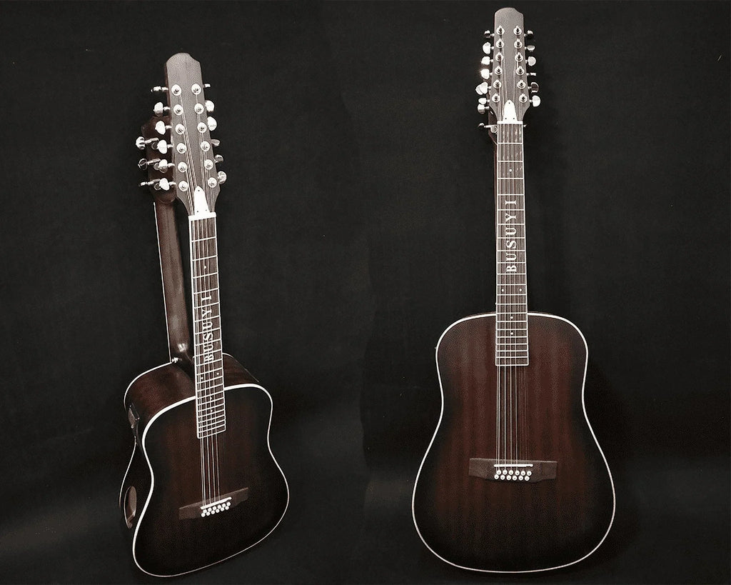 NPT Neck, 2021 Busuyi Acoustic Double Guitar Double Strings 12/6 Sided
