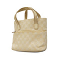 Women's (Good) Ivory Gucci GG 1079 Leather Handbag 002 Pre-Owned Canvas