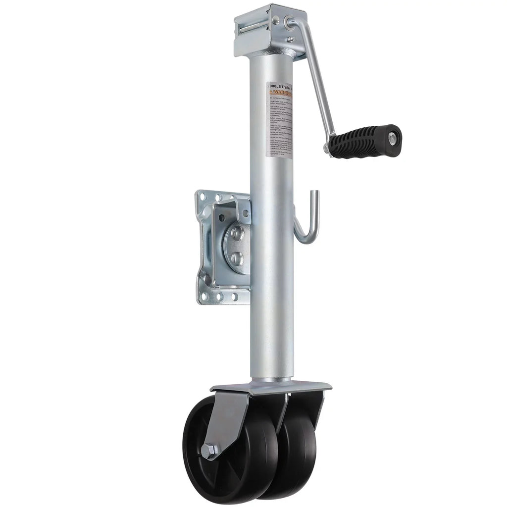14" Swivel Jack, Wheels, Weize Lift Boat Trailer lbs, 2000 Heavy Dual Trailer with Duty Jack