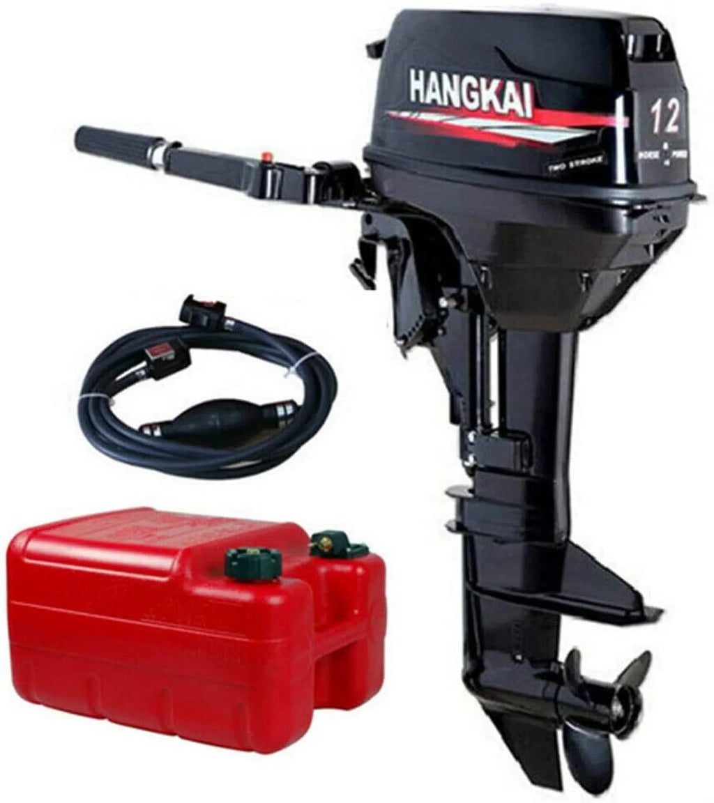 12 2 Cooling Outboard HP Boat Motor Fishing System w/Water Stroke Engine FETCOI