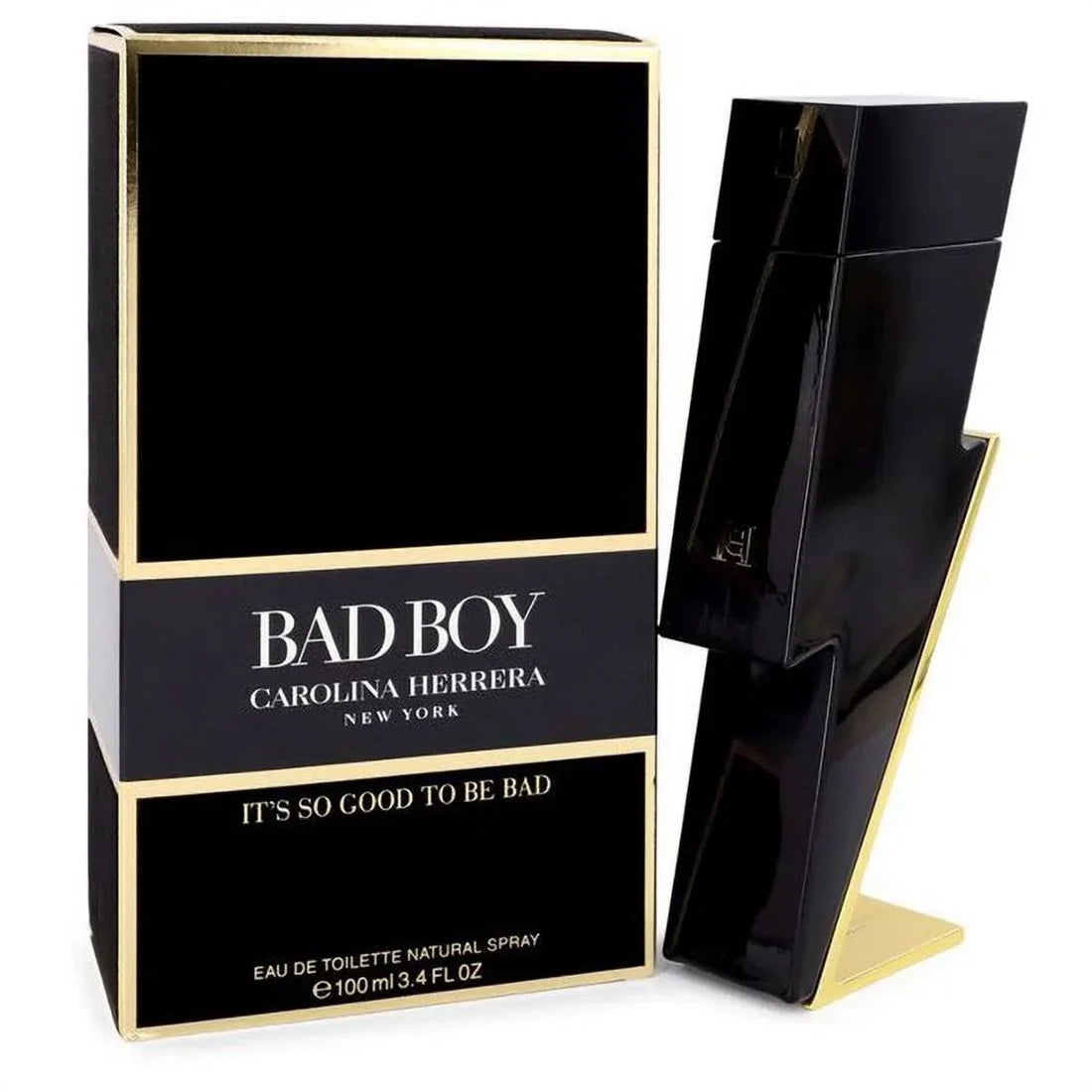 Bad Boy Ca-roli-na De 3.4 Perfume Eau Men's Spray NEW Her-re.ra_EDT oz Toilette Spray