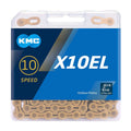 Bike KMC Glod Bike X10EL Speed Mountain Chain Chain 114L 10 Bicycle Road Chain