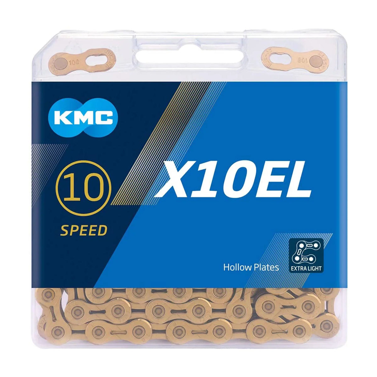 Bike KMC Glod Bike X10EL Speed Mountain Chain Chain 114L 10 Bicycle Road Chain