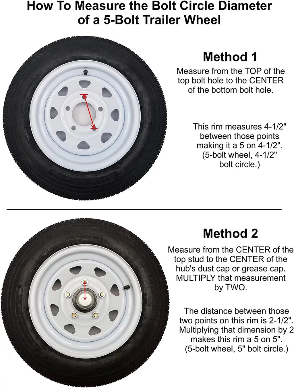 on Inch Pair 1-1/16 Bearings Flanged, Trailer 1-3/8 Inch 5-Bolt Includes Tapered Assemblies 4-1/2 Hub &amp; (2) - Inch of Spindles to
