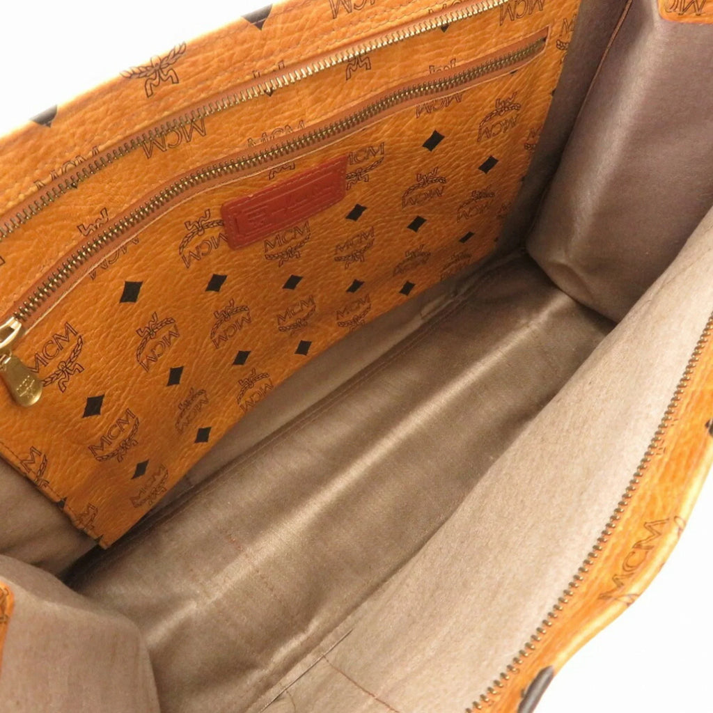 Tote MCM Brown Visetos Bag (Pre-Owned) Canvas