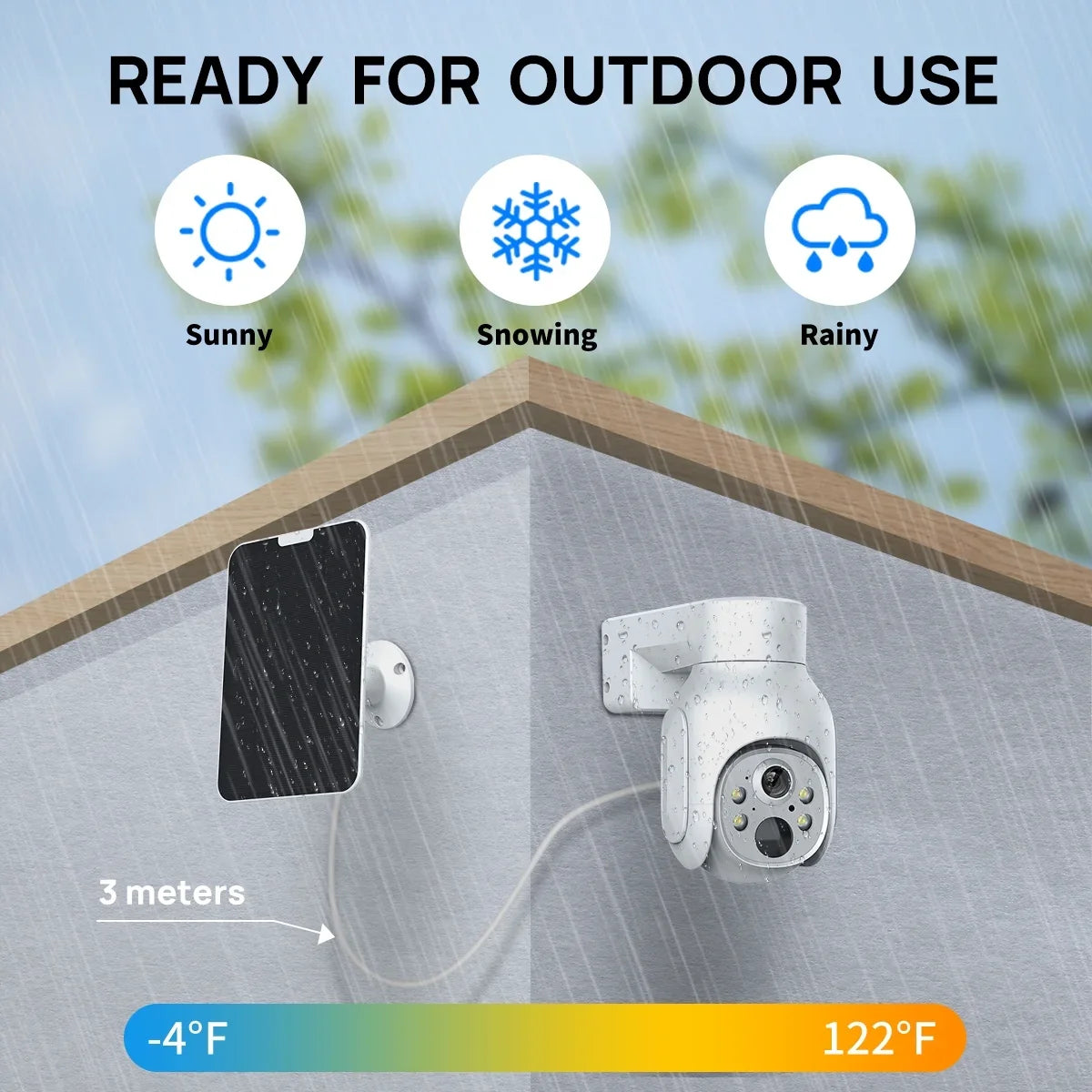 Vision,Motion Kit VIKVIZ Camera Panels,4CH CCTV 4MP Rechargeable System Technology,Night IP Solar Battery with WiFi 2Pcs Base Station,Wireless Detection PTZ