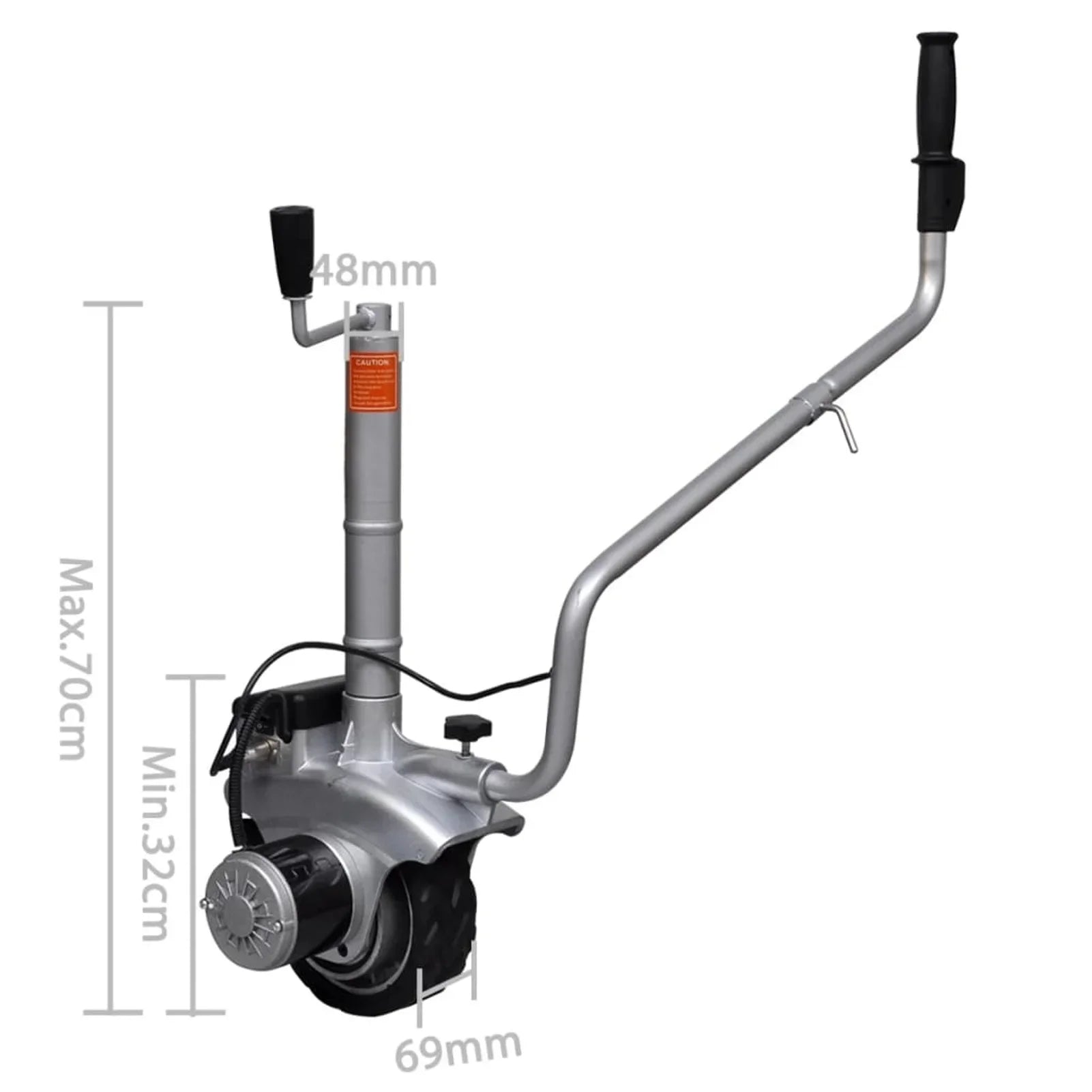 Motorized V Wheel Tomshoo Jockey Trailer 12 Mover 350 W