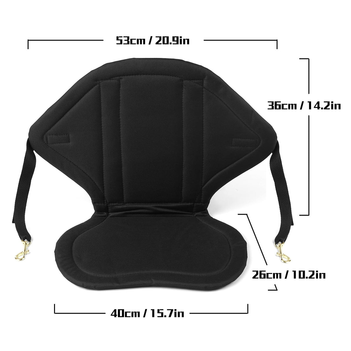 Back Kayak Watersports Boats High Water Seat Kids Back Cushioned Support Pad Children with Seat Seat Canoe for Repellent Lixada
