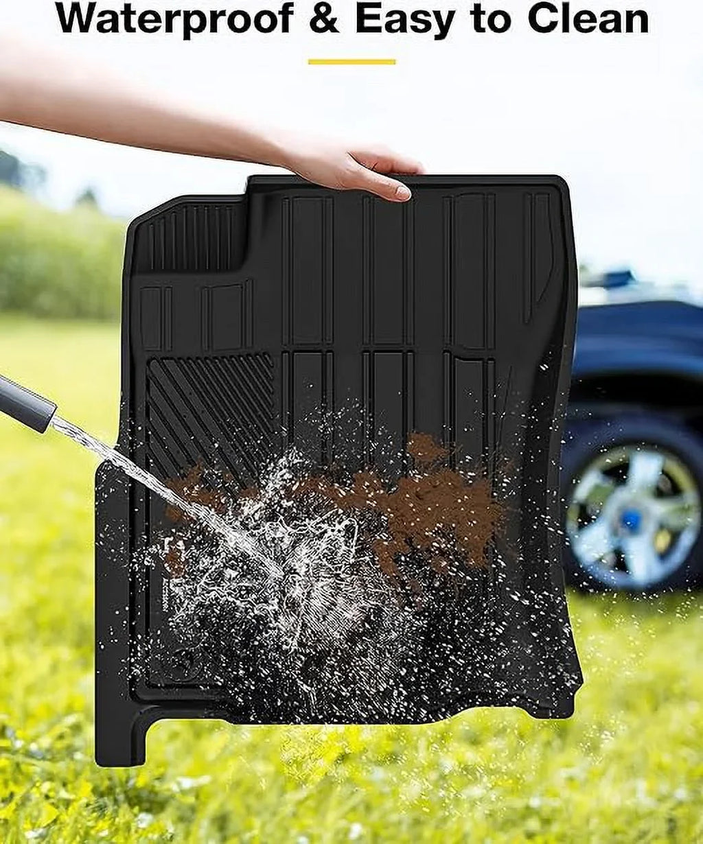 Set Fit Black Liners Cargo 5 Custom 2014-2022 Seat Floor and Mats Trunk 4Runner & 2013-2024/Lexus 3W Fit GX460 Mats 1st Car 4Runner 2nd Liner Row GX460) Floor Mat & Toyota & Full for For