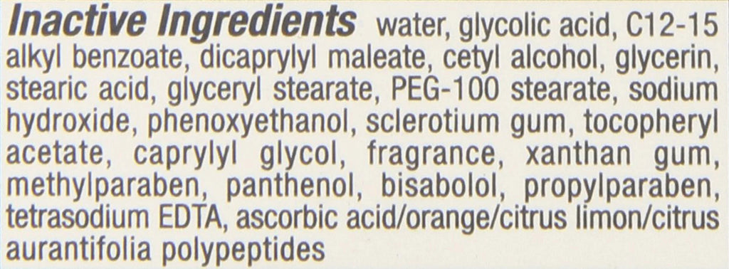 Cream Lotion Vitamin & Sunscreen B5, With Hydroxy, Glycerin, Neutrogena Alpha Skin 2.5 Spf Alpha Glycolic 15 - Acid C, Wrinkle Face Acid, E Healthy With Vitamin Vitamin Moisturizer Hydroxy & Anti