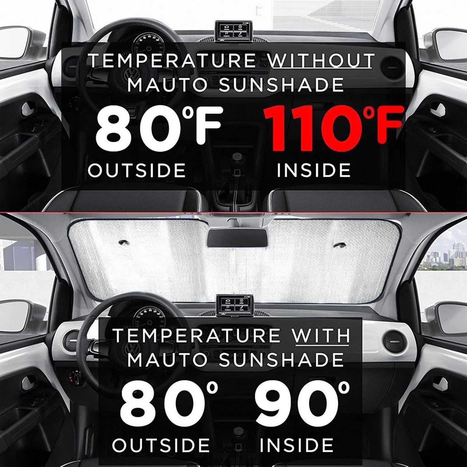 Balery Cover Interior Truck Shade, Animals Car Uv Sunshade Rays Pickup Window Front For Suv Accessories- ,Automotive With Small Blocks Portected Sun Transports Car Windshield