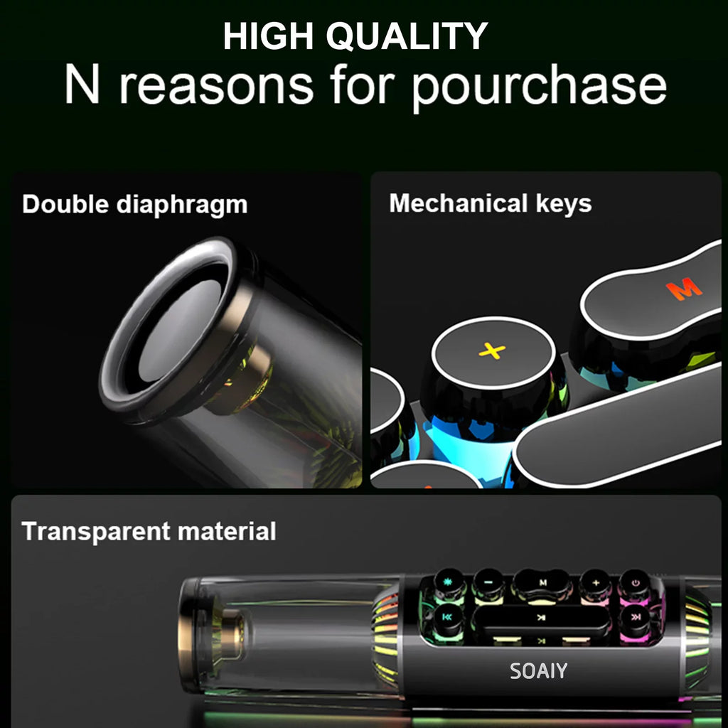 TF Subwoofer Laptop SH19 RGB Andoer Music Sound Input Computer Player 3.5mm PC for Box HiFi Port soaiy Speaker Smartphone Audio Bass Tablet Bar Stereo Sound