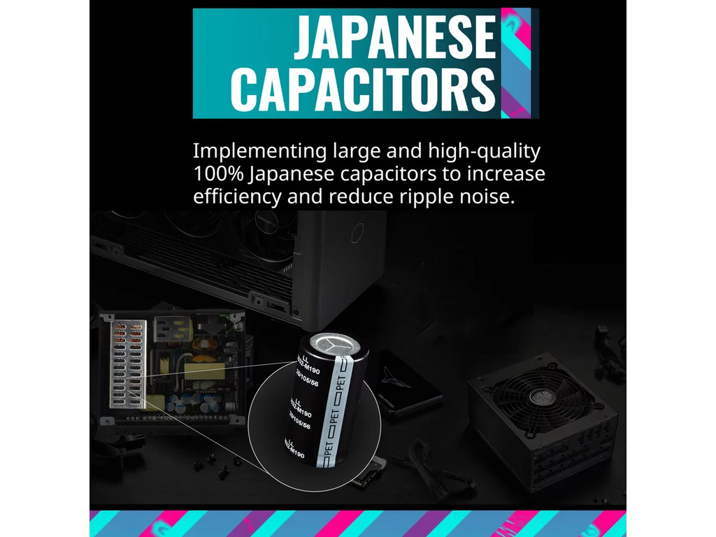 Factor SFX ATX3.0, Platinum 1100W Fully Form Bracket 80+ Efficiency, Fully ATX SFX Platinum Modular, Master Cooler V1100 SFX, (MPZ-B001-SFAP-BUS) Included,