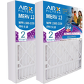 Filter GeneralAire MPR FILTERS 16x25x5 14161 13 Premium with 9 atmospheric Comparable Pack Furnace FPR Filter USA - to & Made 2 WICKED 1500 CLEAN Compatible by 16x25x5 MERV AIR. 2200 AIRX