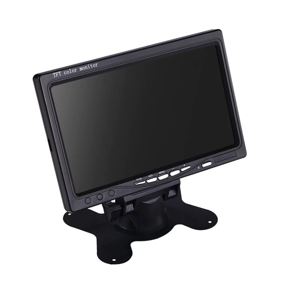 7" Backup Mirror Reverse Dvd Color Camera Camera Tft (Black) Monitor Backlight Lcd Serveillance Car For Car View Rear