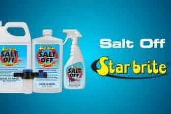 Ultimate Engine STAR Flush Marine - Salt OZ. Kit - (094000) & - Boat Flush Motor Deposits Washing & Away with Remover Salt for Perfect Salt BRITE 32 Applicator Off Concentrate Outboard