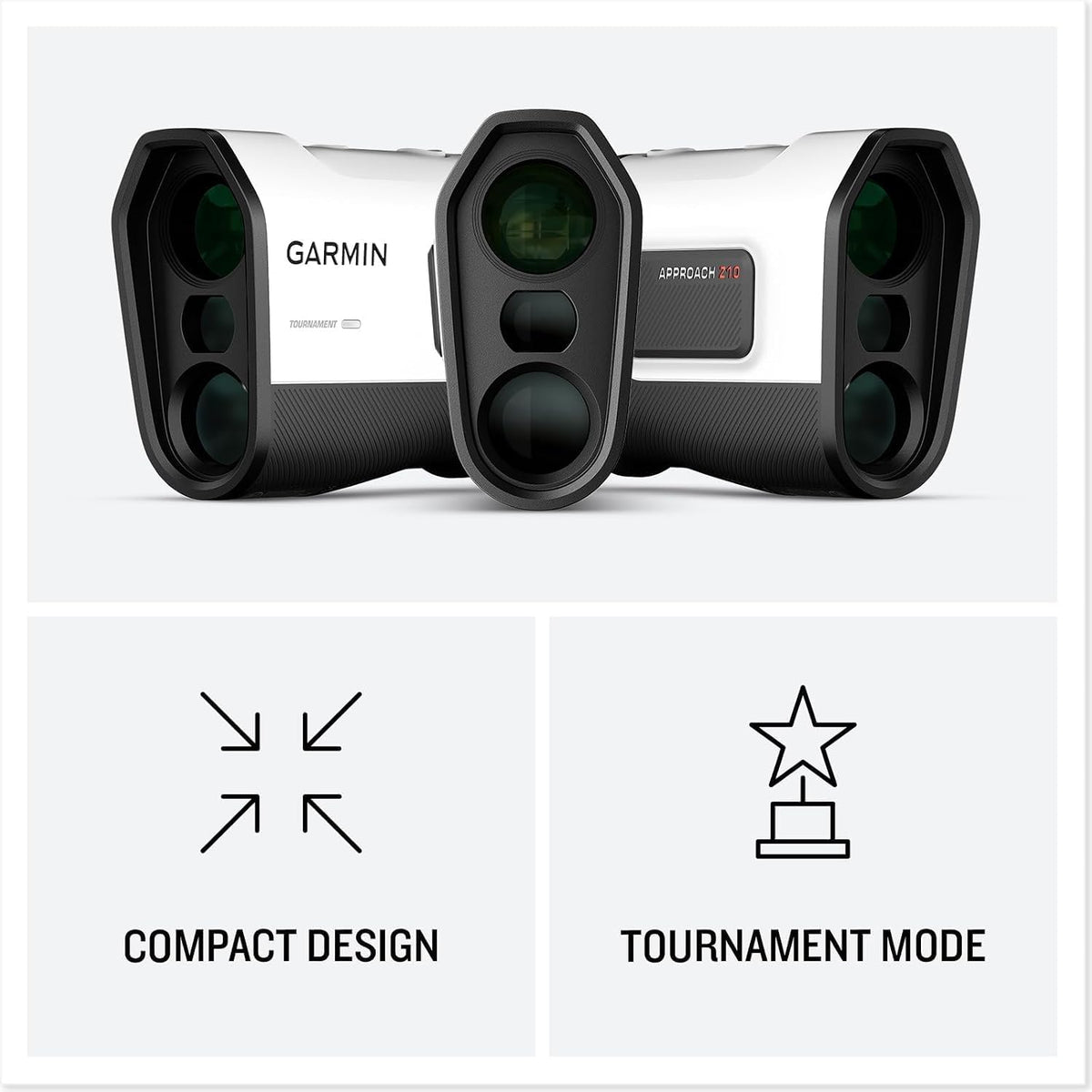 Garmin Approach Z10 Laser Golf Rangefinder Bundle