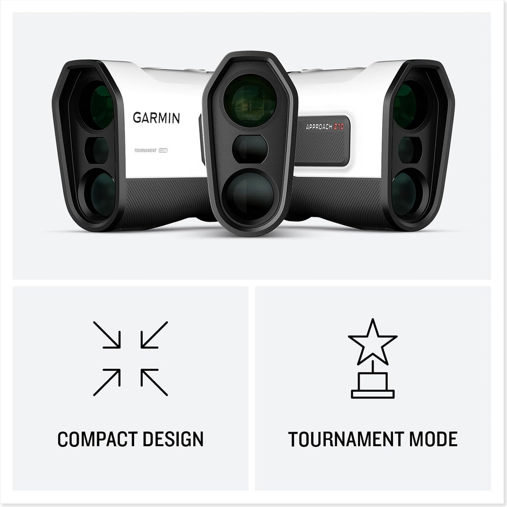 Garmin Approach Z10 Laser Golf Rangefinder Bundle