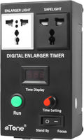 eTone Professional Digital Darkroom Timer for Precision Photo Enlargement - Exposure Control Device with LED Display