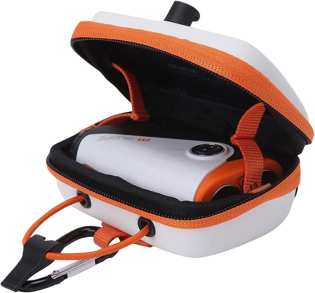 Bushnell A1-Slope Golf Laser Rangefinder Bundle - Ultra-Compact, Tour-Trusted Slope Technology, 6X Magnification, PinSeeker with JOLT with PlayBetter Portable Charger & Microfiber Towel