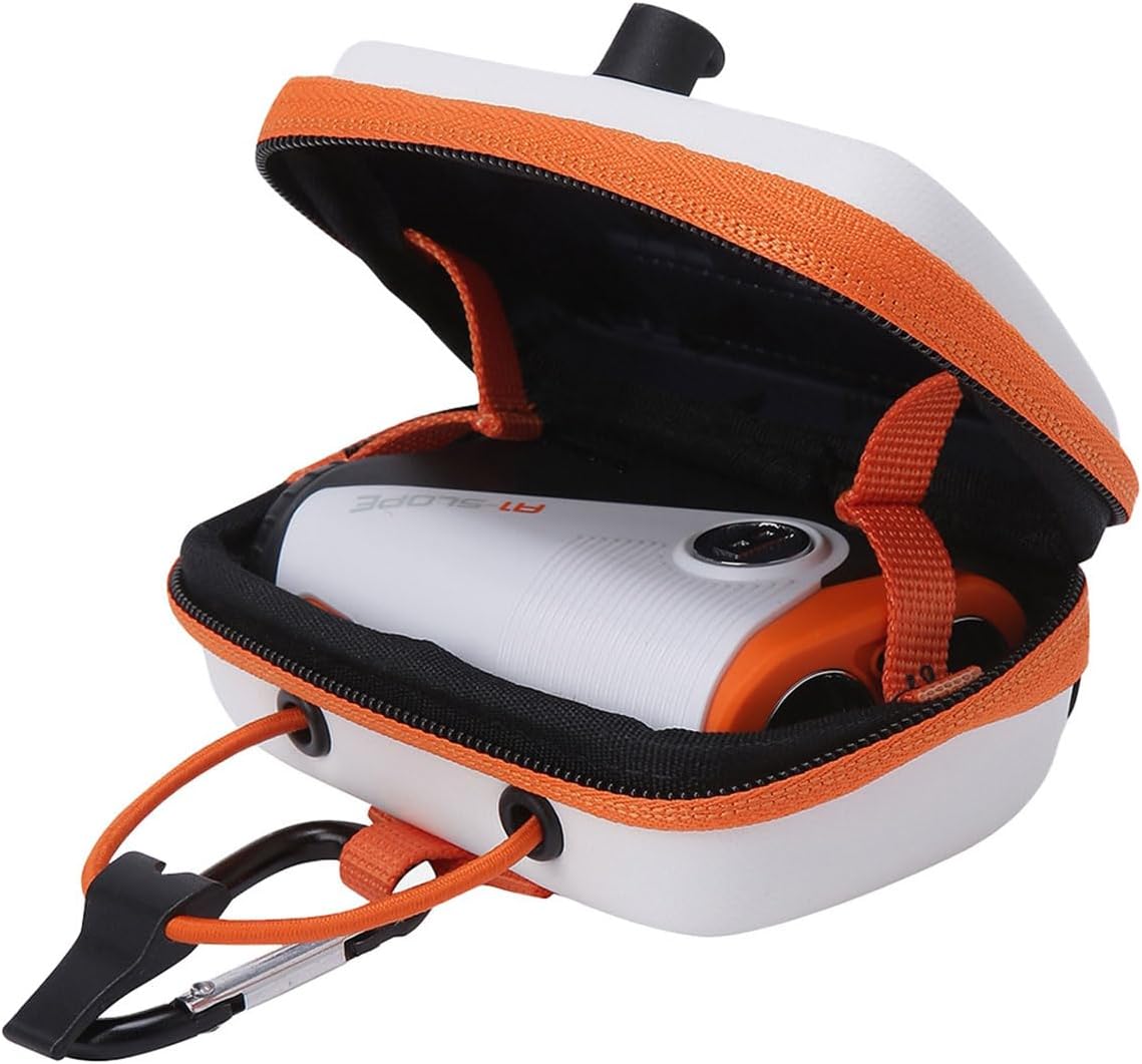 Bushnell A1-Slope Golf Laser Rangefinder Bundle - Ultra-Compact, Tour-Trusted Slope Technology, 6X Magnification, PinSeeker with JOLT with PlayBetter Portable Charger & Microfiber Towel
