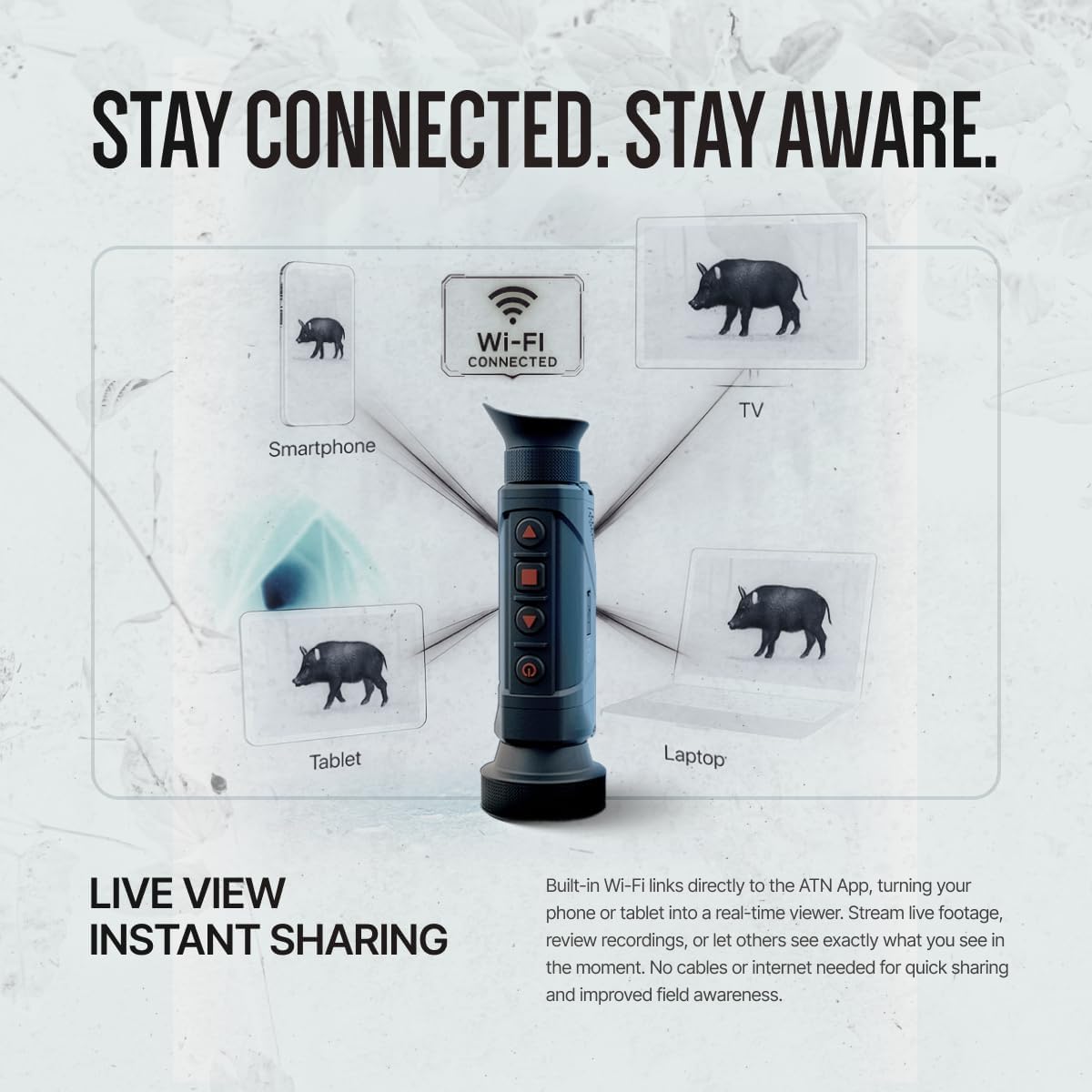 ATN BlazeHunter XD Thermal Imaging Monocular, 1280x1024, Rangefinder