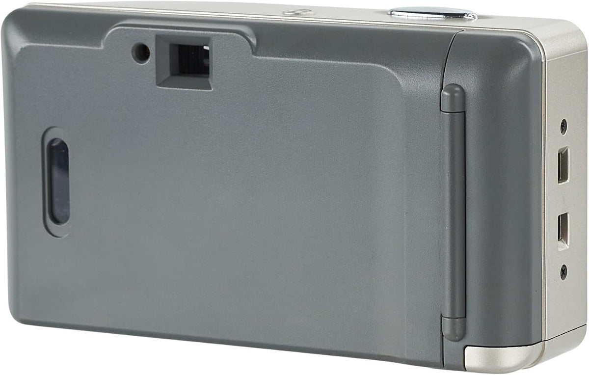 Olympus Go 100 Flash Motorized 35mm Film Camera â Compact Point & Shoot | Built-In Flash | Silver (Renewed)