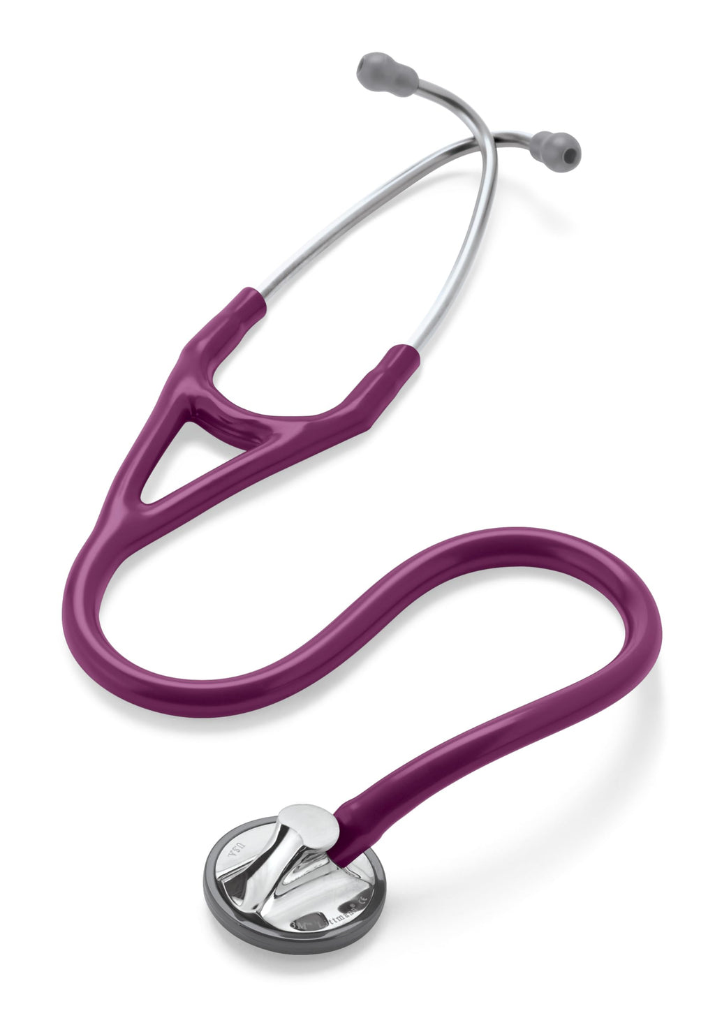 3M Littmann Master Cardiology Stethoscope, 2176, Stainless Steel Smoke-Finish Chestpiece, 27" Black Tube