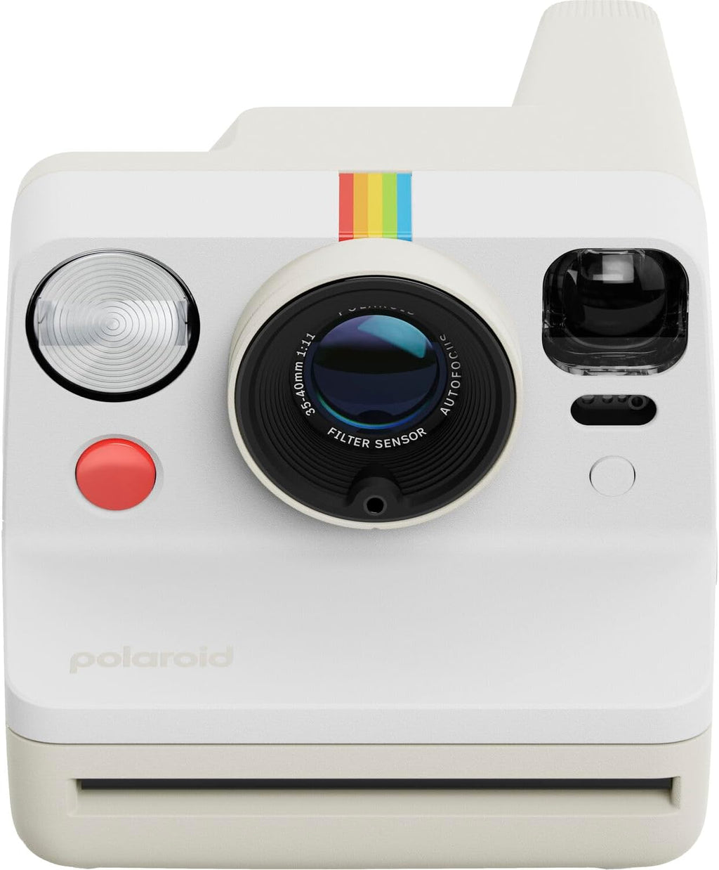 Polaroid Now Generation 3 i-Type Camera in Pebble White + 16 Film Bundle