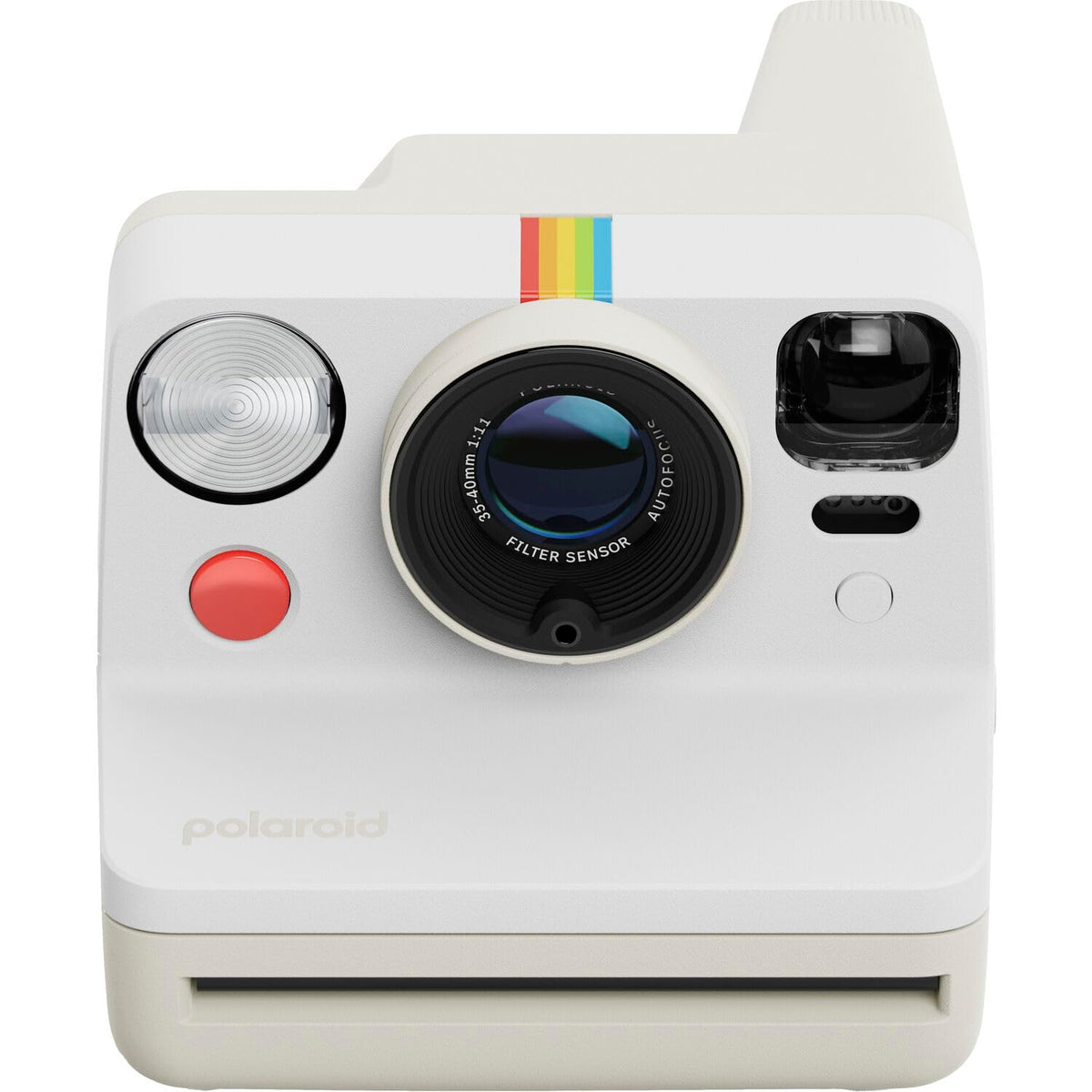 Polaroid Now Generation 3 i-Type Camera in Pebble White + 16 Film Bundle
