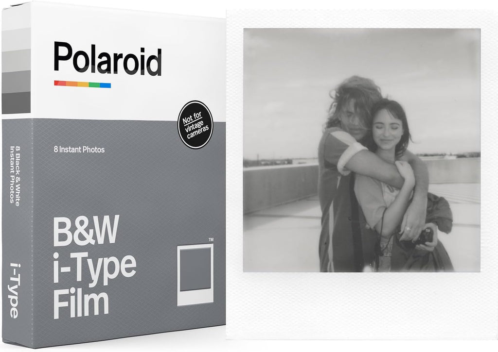 Polaroid Now Generation 3 i-Type Camera in Pebble White + 16 Film Bundle