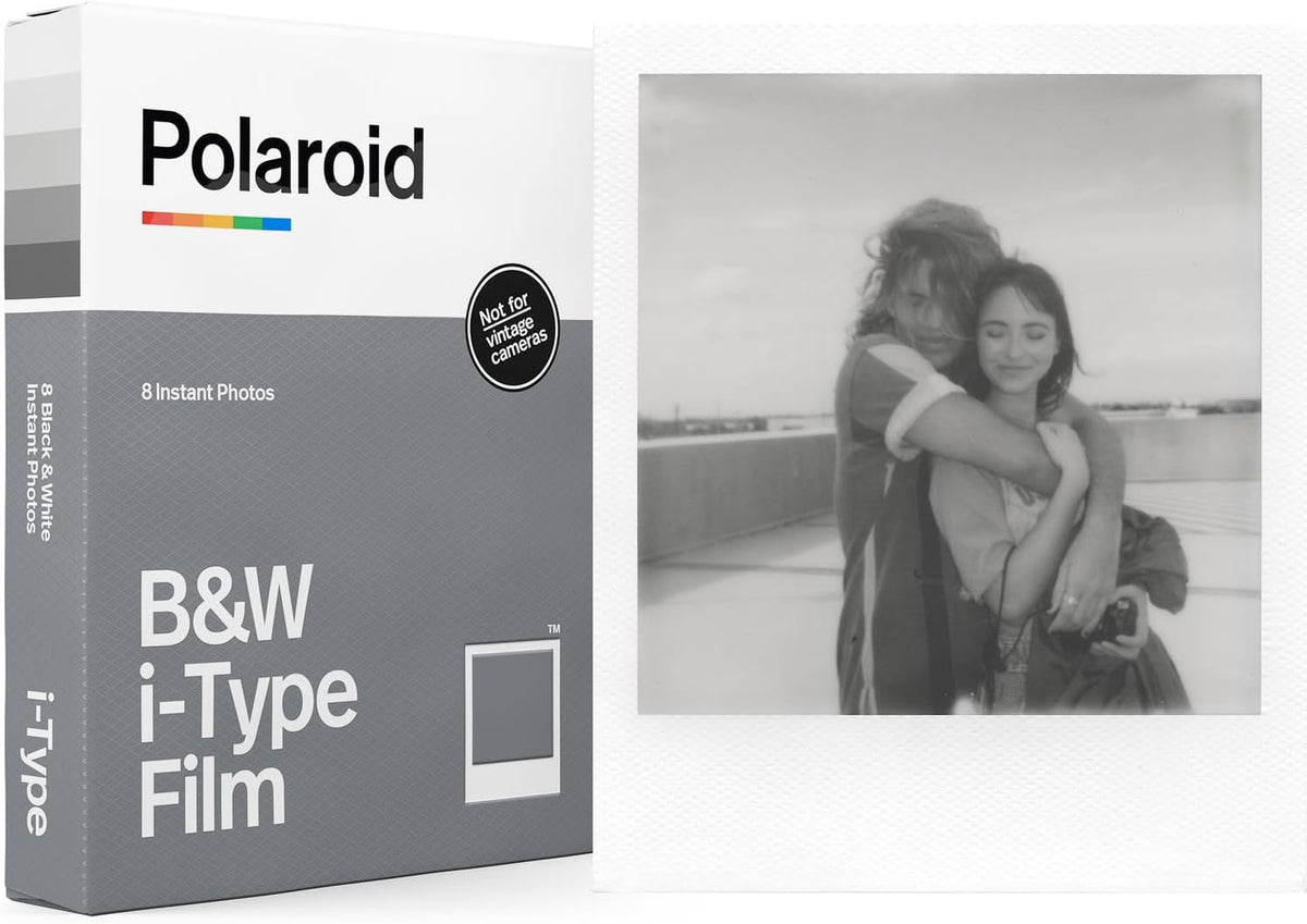Polaroid Now Generation 3 i-Type Camera in Pebble White + 16 Film Bundle