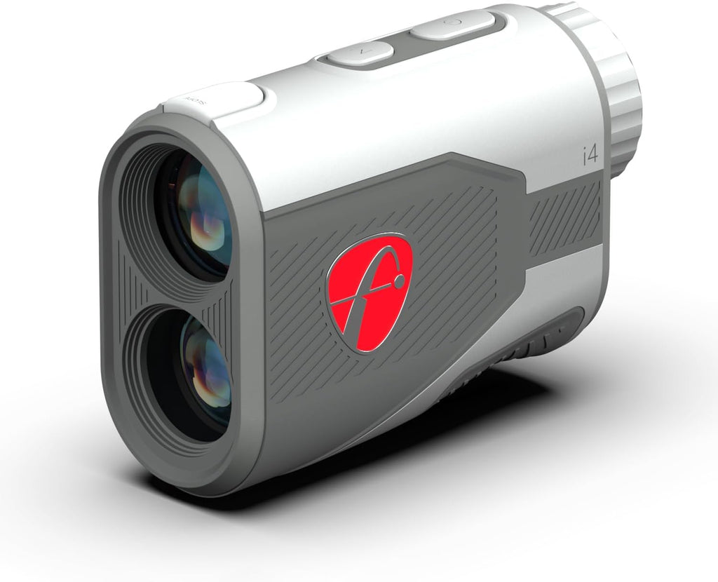 FlightScope i4 Golf Rangefinder with 6X Magnification, 1,000 Yard Range, Built-in Magnet | Combines GPS, Local Conditions, Slope and your Swing Data for Personalized Smart Gapping Club Recommendations