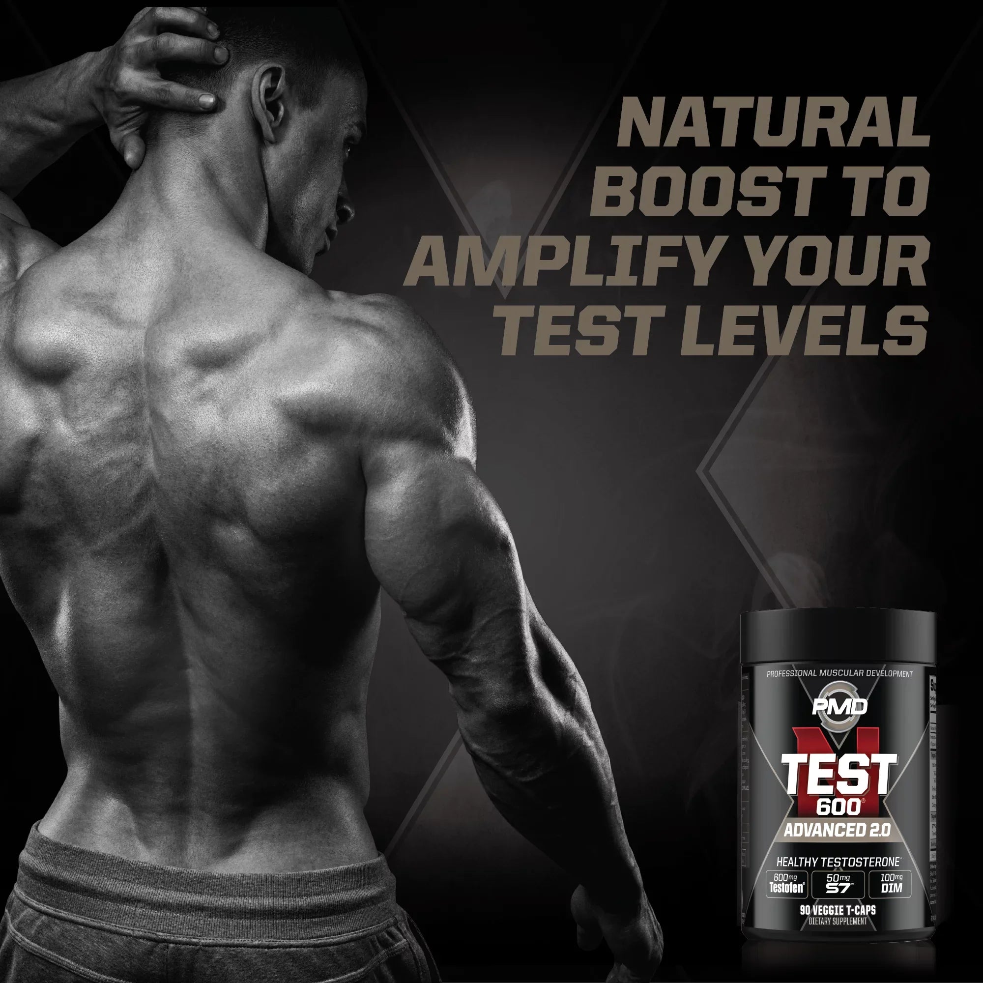 Training Powerful Boost And - Testosterone Testofen Strength Muscle Lean - Bodybuilding Booster - Test Advanced (90 - Sports and And Men 600 Strong Gains N-Test PMD for With Veggie-Caps)) Growth