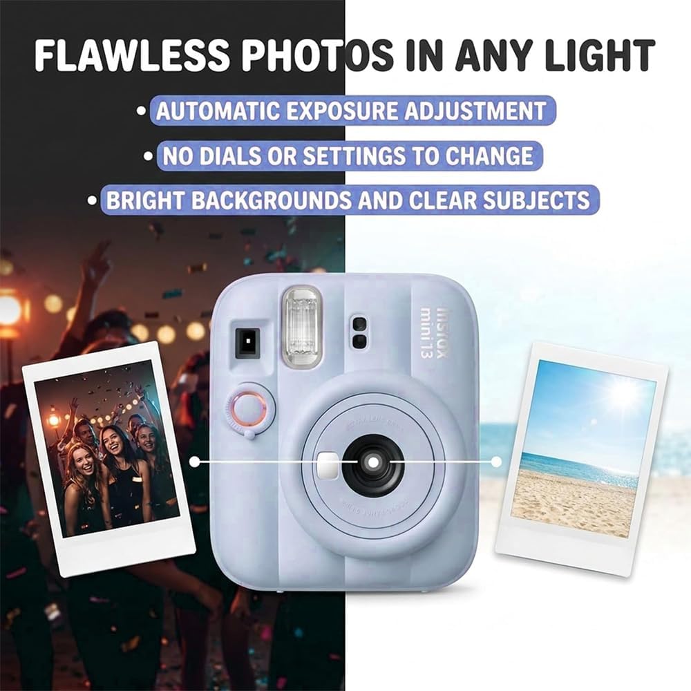 Fujifilm Instax Mini 13 Blue Instant Camera with 20-Sheet Film Set