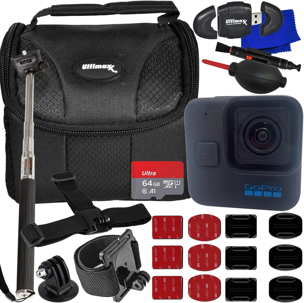 Kit Monopod HERO11 Hero 64GB and Basic Bundle Black Mini with GoPro 11 Accessory