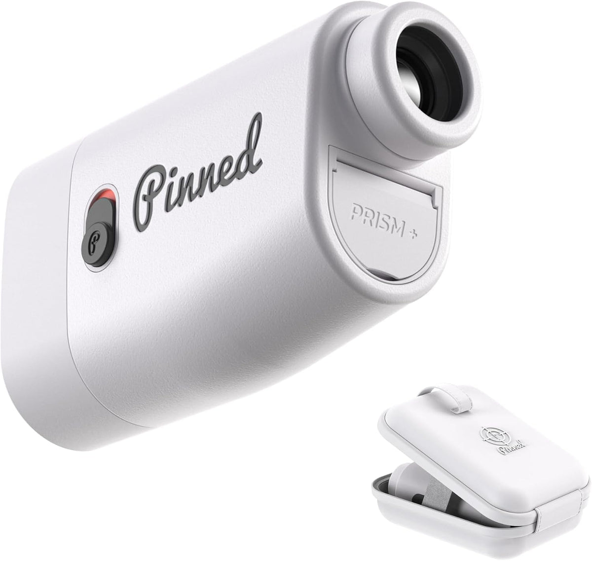 Pinned Prism Slope Golf Rangefinder - Golf Distance Rangefinder with Slope - USB Rechargeable, Pinned Locked Vibration Laser Range Finder - Range Finder Accessories & Gift for Men and Women