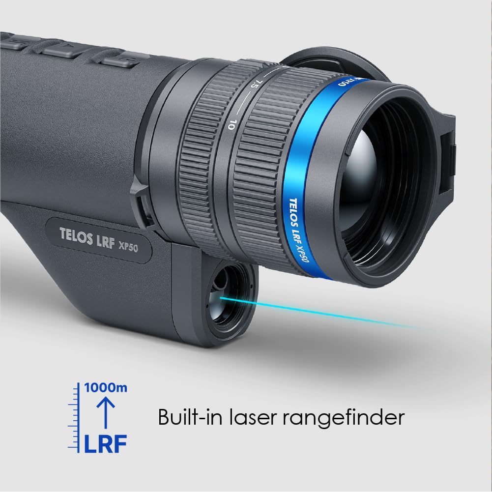 Pulsar Telos LRF Thermal Monocular with Laser Range Finder