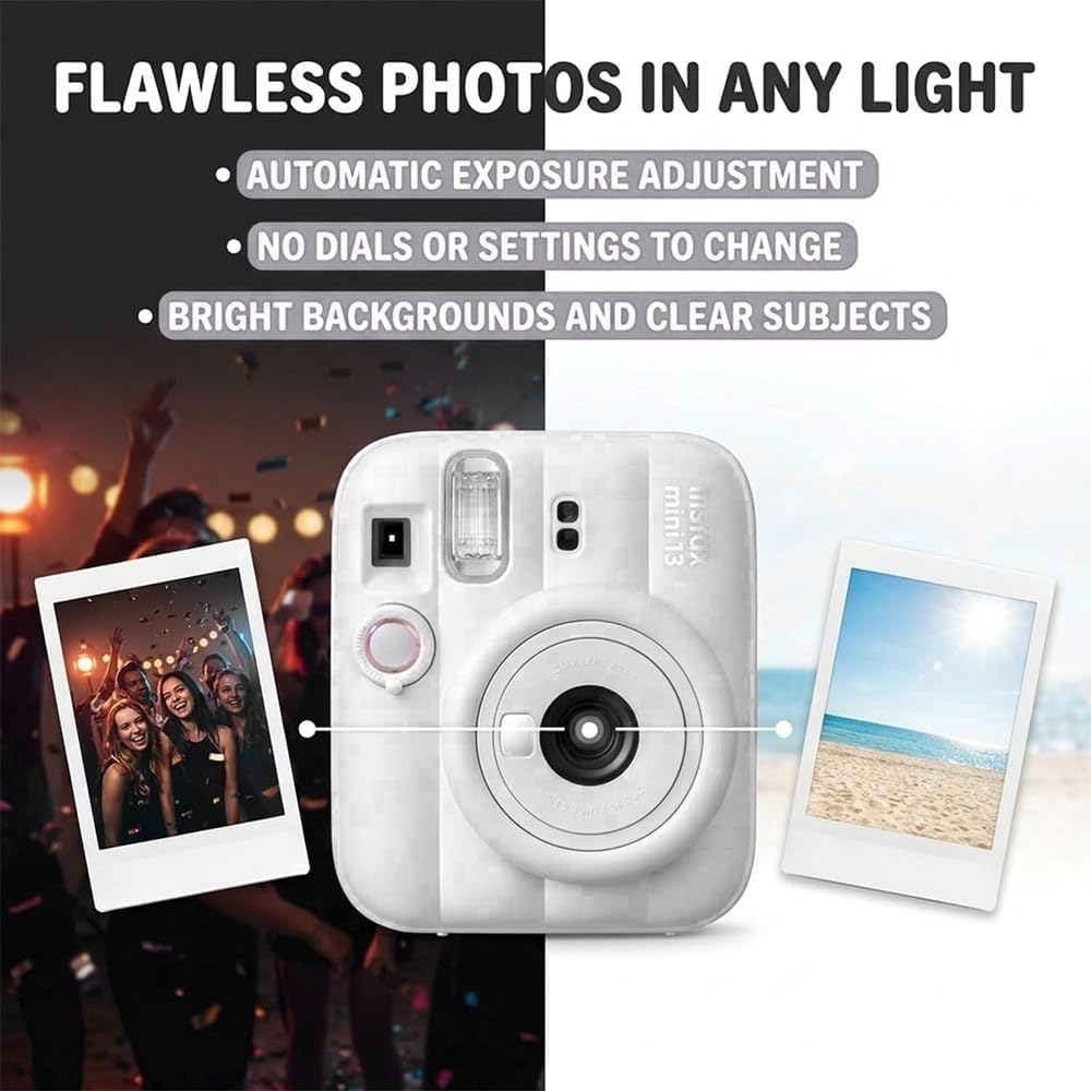 Fujifilm Instax Mini 13 Candy Pink Instant Camera with 20-Sheet Film